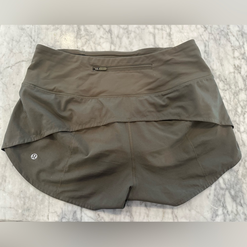 Lulu lemon army green shorts
